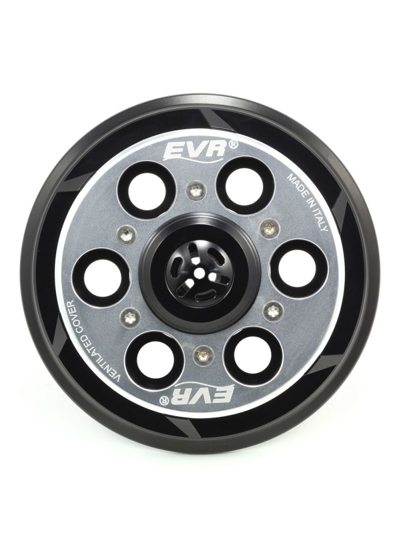 EVR Anti-clank Drukplaat Koppeling - basis zwart / zilverkleurige topplaat Ducati Hypermotard 1100 EVO (2010-2012)