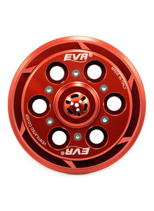 EVR Anti-clank Drukplaat Koppeling - basis rood / rode topplaat Ducati Hypermotard 1100 EVO (2010-2012)