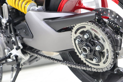 Achteras moerenset Ducati 998S (2002-2003)
