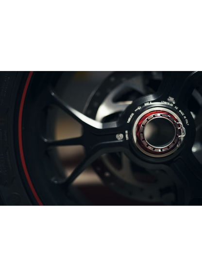 Rear Wheel Axle Nut left side Ducati Bicolore