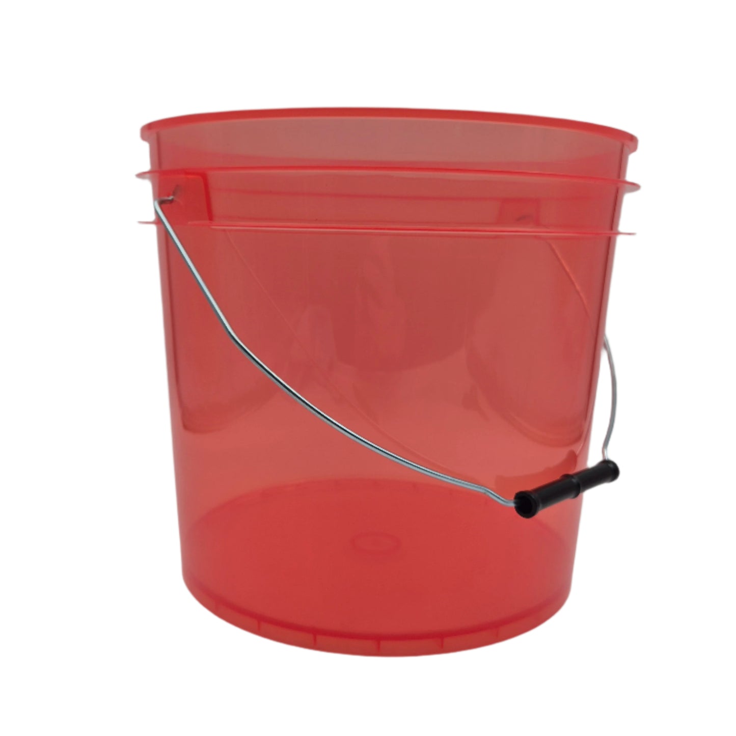 D Con Heavy Duty Rinse Emmer – Rode 19L Spoelemmer voor Krasvrije Motor- en Auto-Detailing overzicht vooraan