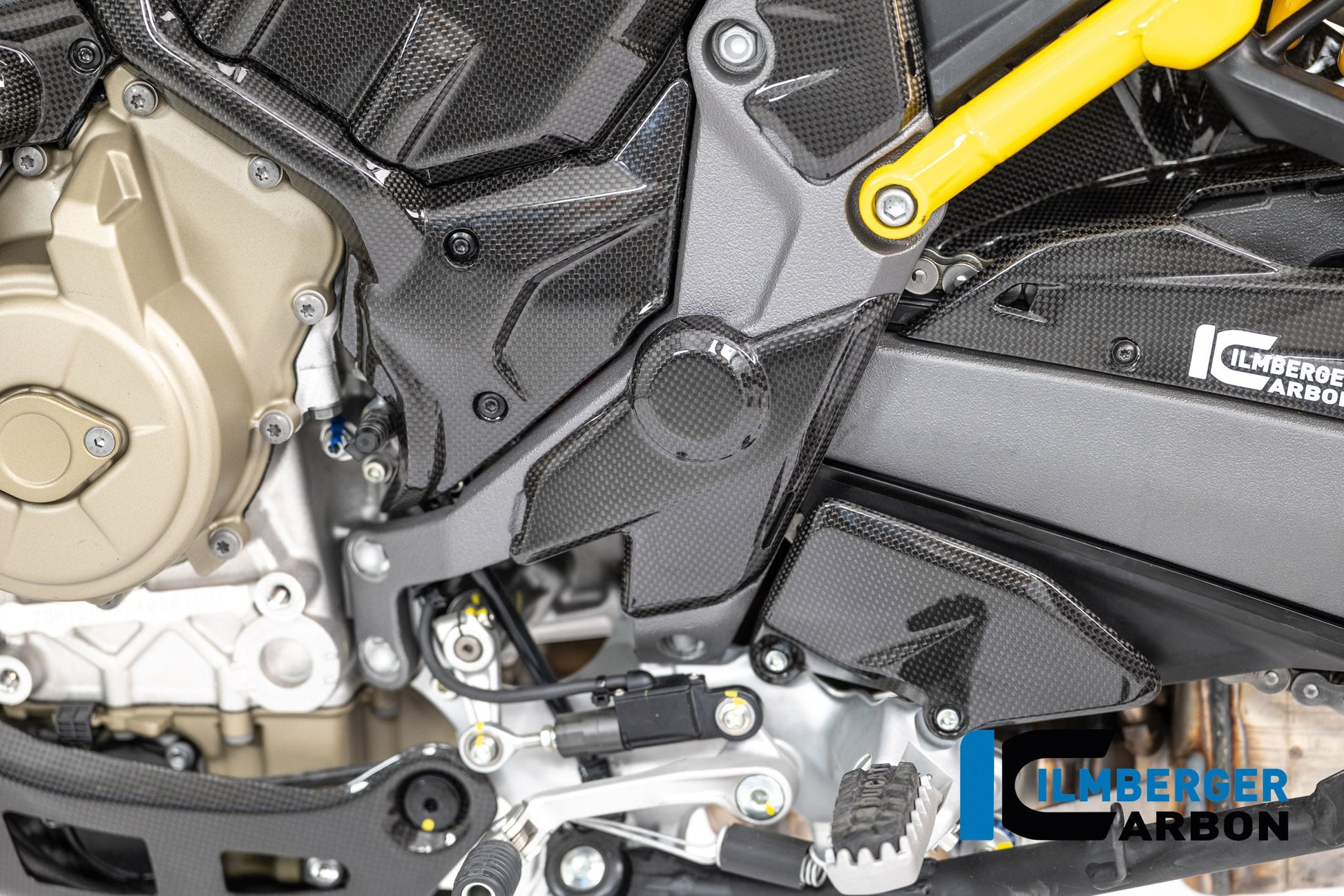 Voortandwielcover glanzend carbon Ducati Multistrada V4 Pikes Peak (2022-2024)
