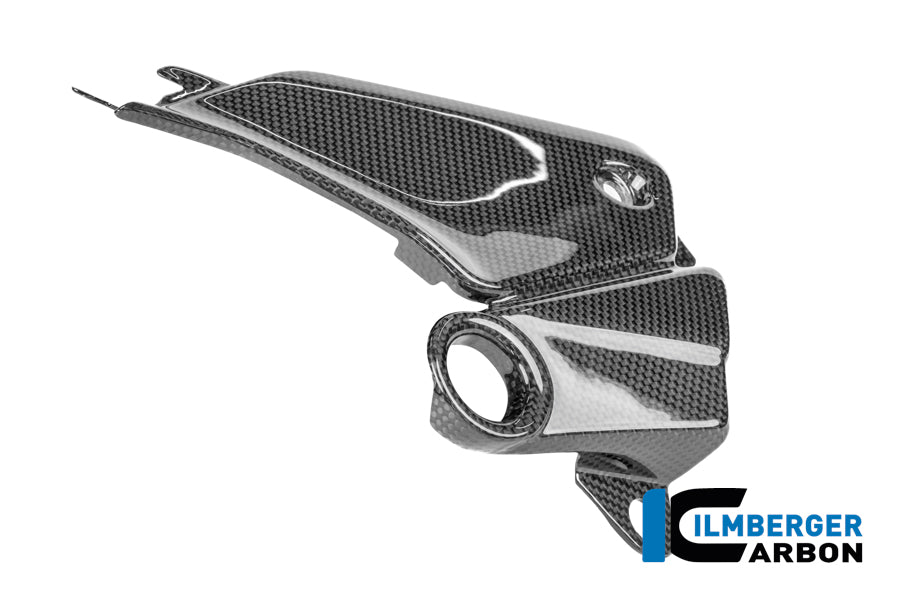 Cover aan de zijkant van de tank rechts glanzend carbon Ducati Panigale V4R ((2026+))