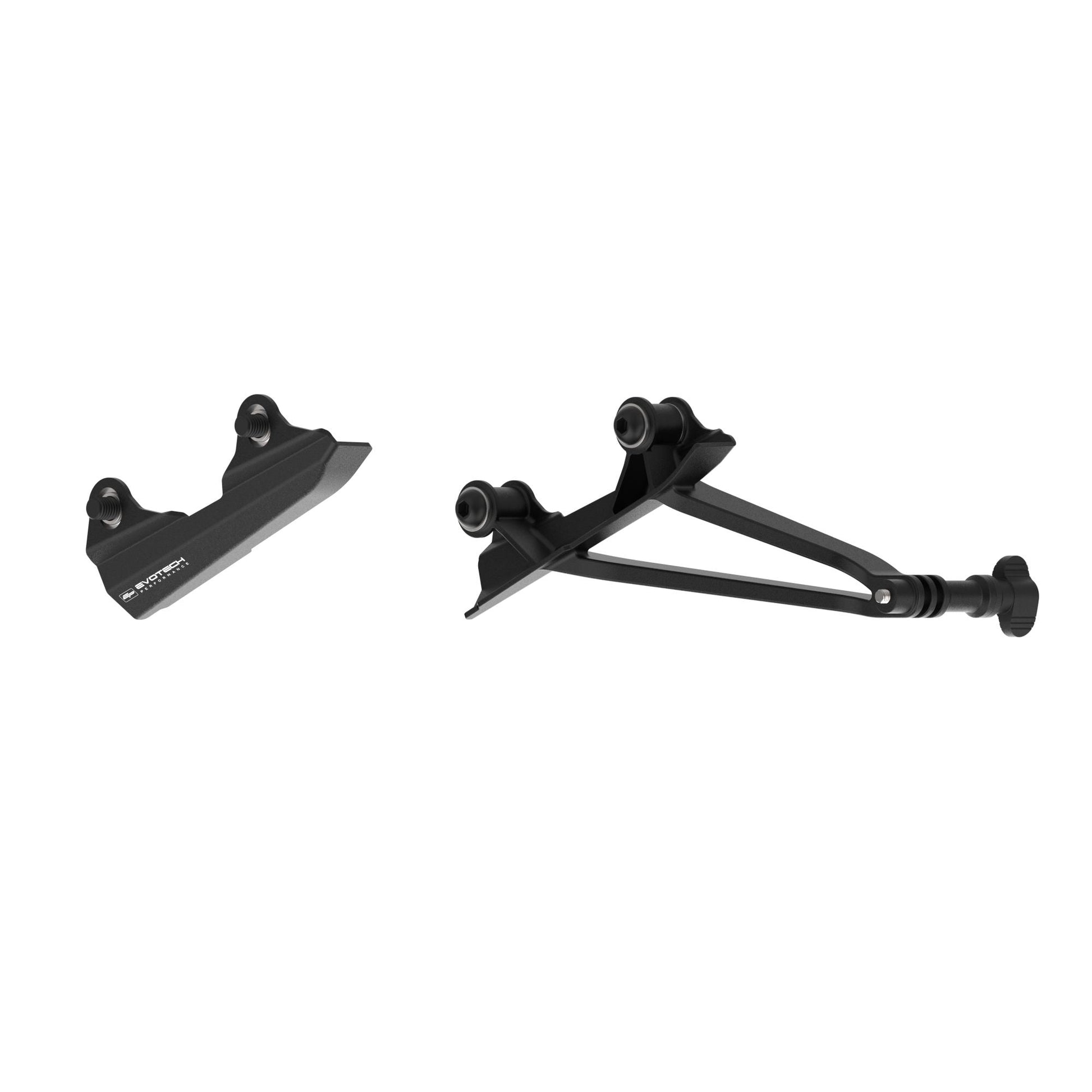 Evotech Footpeg Rear facing Action Camera / Pillion Peg Cover Mount  -  Triumph Street Triple 765 Moto2 Edition (2023+) (Right-hand Side)