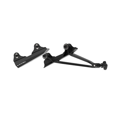 Evotech Footpeg Rear facing Action Camera / Pillion Peg Cover Mount  -  Triumph Street Triple 765 R (2023+) (Right-hand Side)