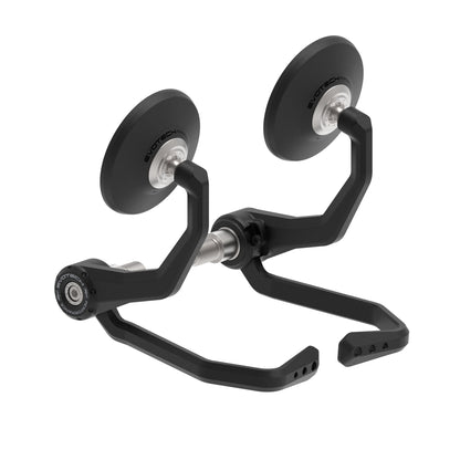 Bar End Spiegels (Retro) incl. Rem- en Koppelingshendel Beschermer Set Evotech - Yamaha MT-10 (2022+)