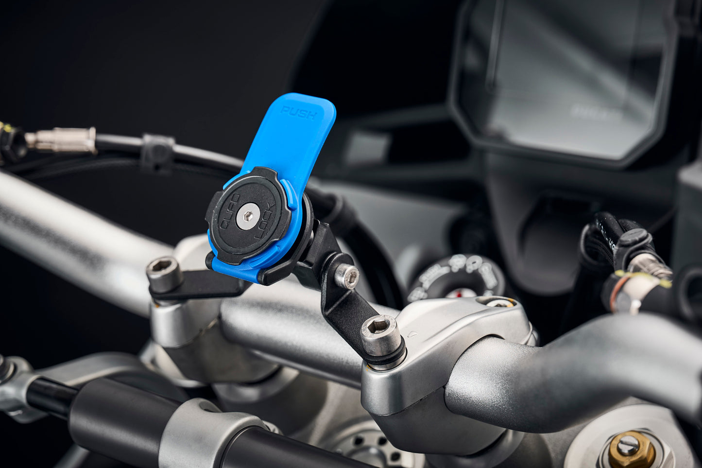 Navigatiesteun (stuurklemmontage) Evotech Performance voor Quad Lock - Yamaha MT-03 (2016-2021)