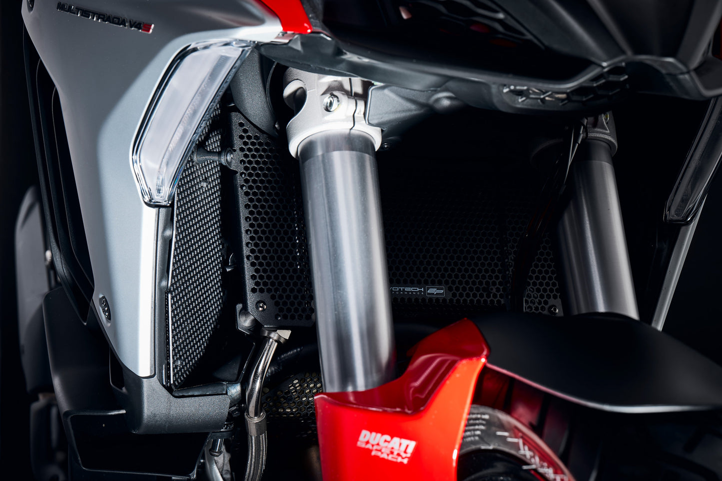 Evotech Multistrada V4 Pikes Peak Radiator en Oliekoeler Beschermer Set (2022+)