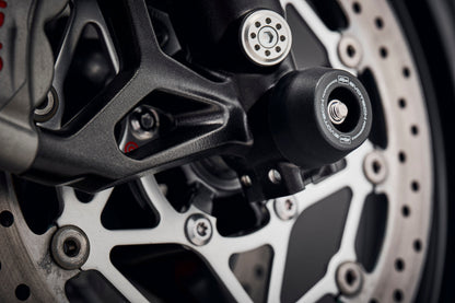 Voor- en Achteras Sliderset Evotech - Triumph Street Triple 765 RX (2026)