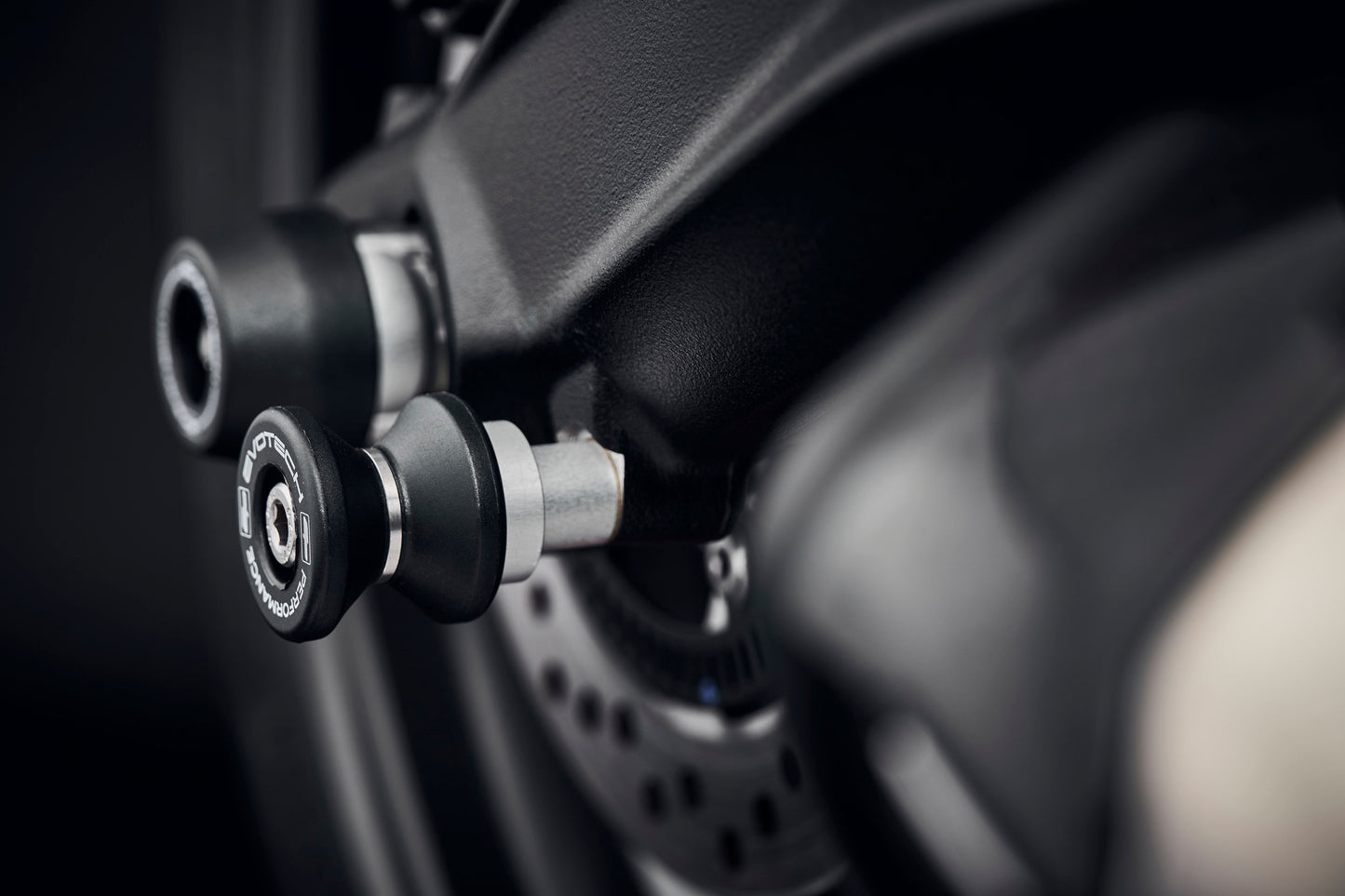 Evotech Paddock Stand Bobbins - Triumph Street Triple R (2017-2019)