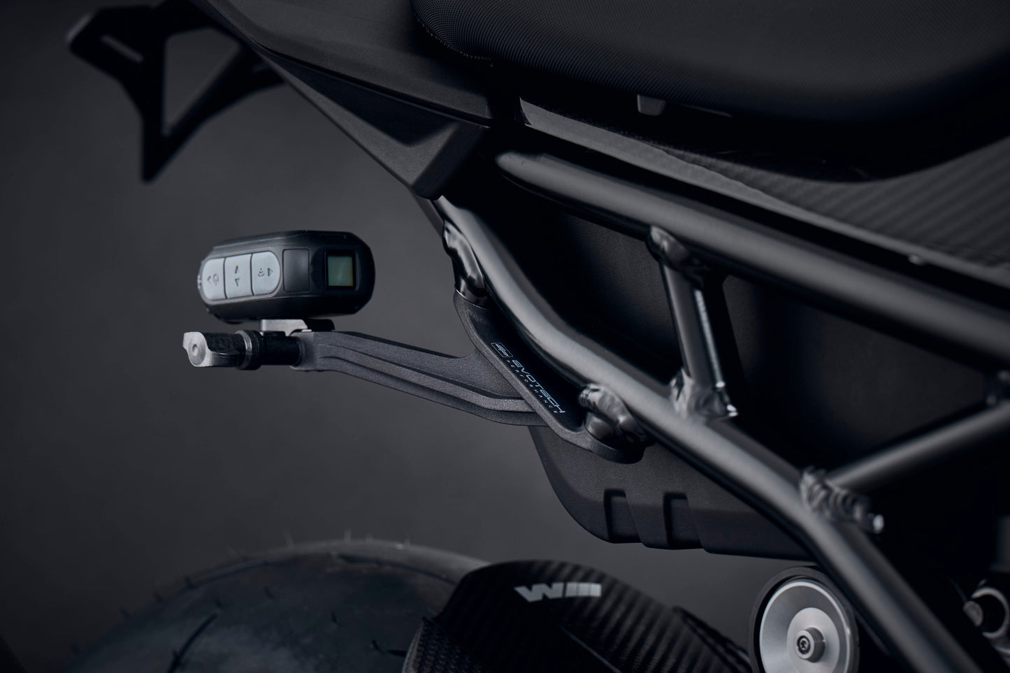 Evotech Footpeg Action Camera Montagesteun (achteruit gericht) - BMW S 1000 R (2021 - 2024) (Right-hand Side)