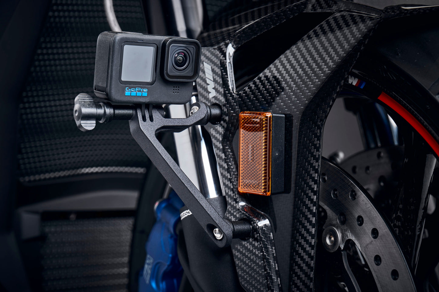 Evotech Action / Safety Camera Front Mudguard Mount - BMW S 1000 RR (2023+)