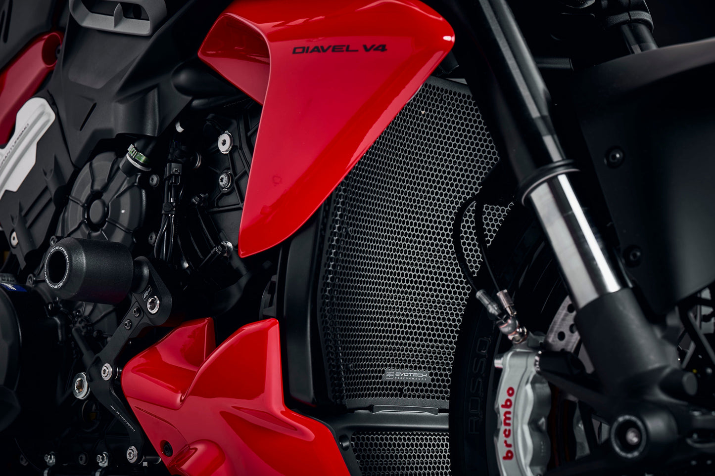Evotech Ducati Diavel V4 Radiator en Oliekoeler Covers Set (2023+)