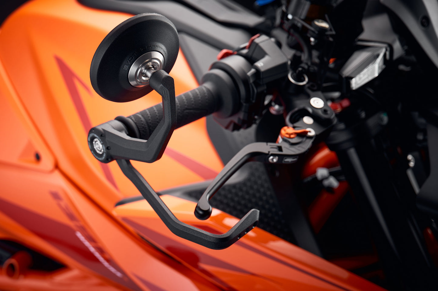 Evotech Bar End Spiegels incl. Remhendel en Koppelingshendel Beschermer Kit - KTM 1390 Super Duke R (2024+)