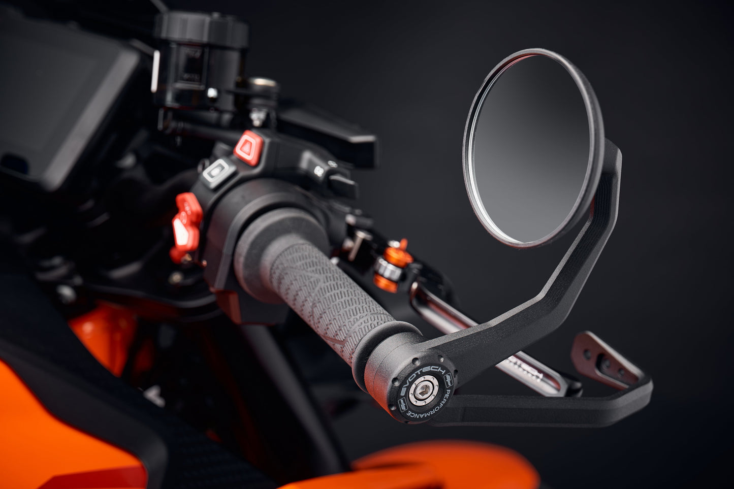 Evotech Bar End Spiegels incl. Remhendel Beschermer - KTM 1290 Super Duke R (2013-2016)