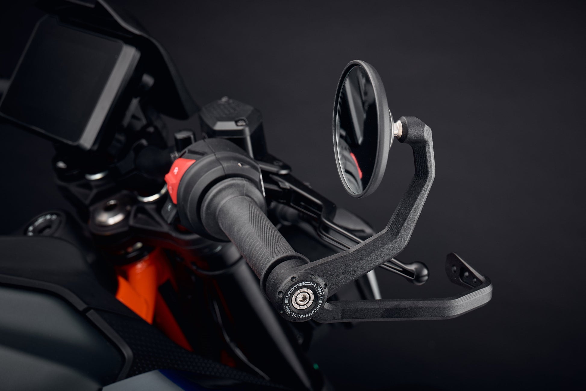 Evotech Bar End Spiegels incl. Remhendel en Koppelingshendel Beschermer Kit - Husqvarna Svartpilen 401 (2024+)