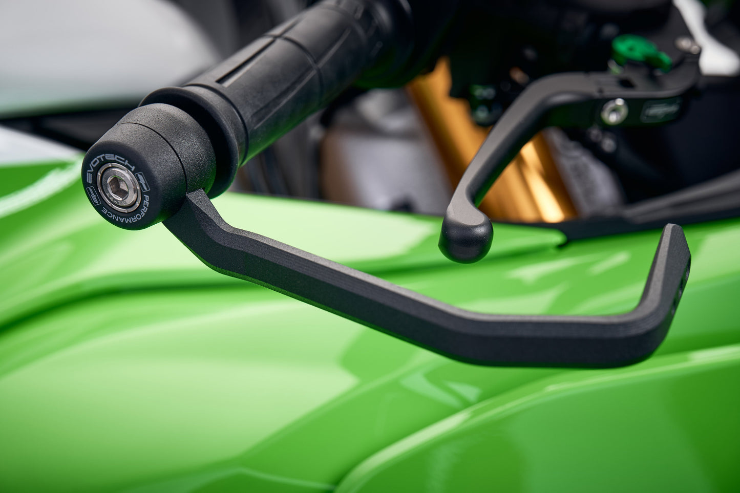 Evotech Kawasaki Ninja ZX-6R Remhendel en Koppelingshendel Beschermer Set (2024+) (Race)