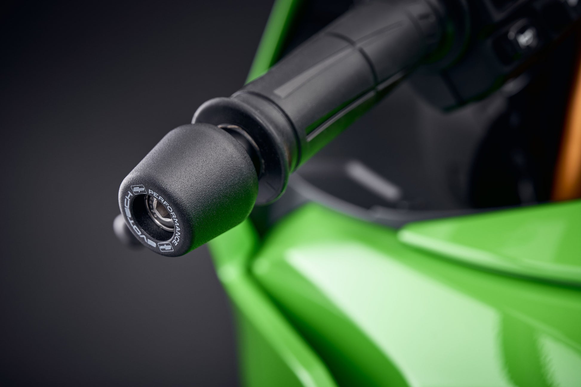 Evotech Kawasaki Ninja ZX-4RR 40th Anniversary Edition Remhendel Beschermer Set (2024+) (Road)