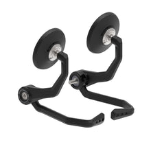 Bar End Spiegels (Retro) incl. Rem- en Koppelingshendel Beschermer Set Evotech - Yamaha MT-09 (2024+)