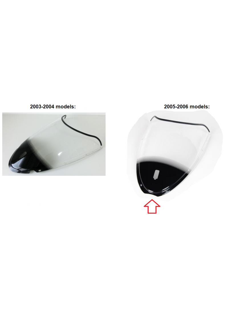 Ermax windscreen Ducati 749 999 749S 749R 999S 999R 2003-2006