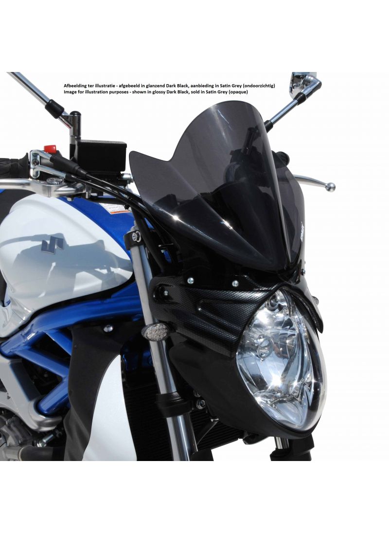 Ermax windscreen Sport (22cm) SFV650 Gladius Satin Grey