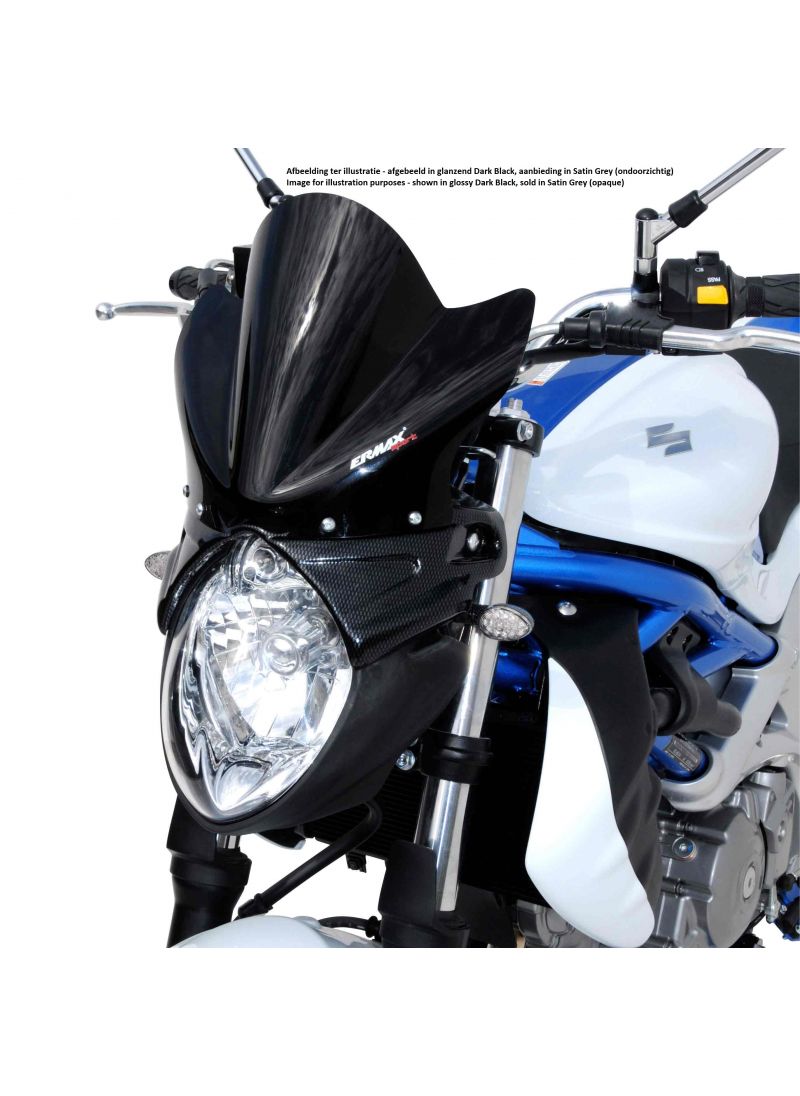 Ermax windscreen Sport (22cm) SFV650 Gladius Satin Grey