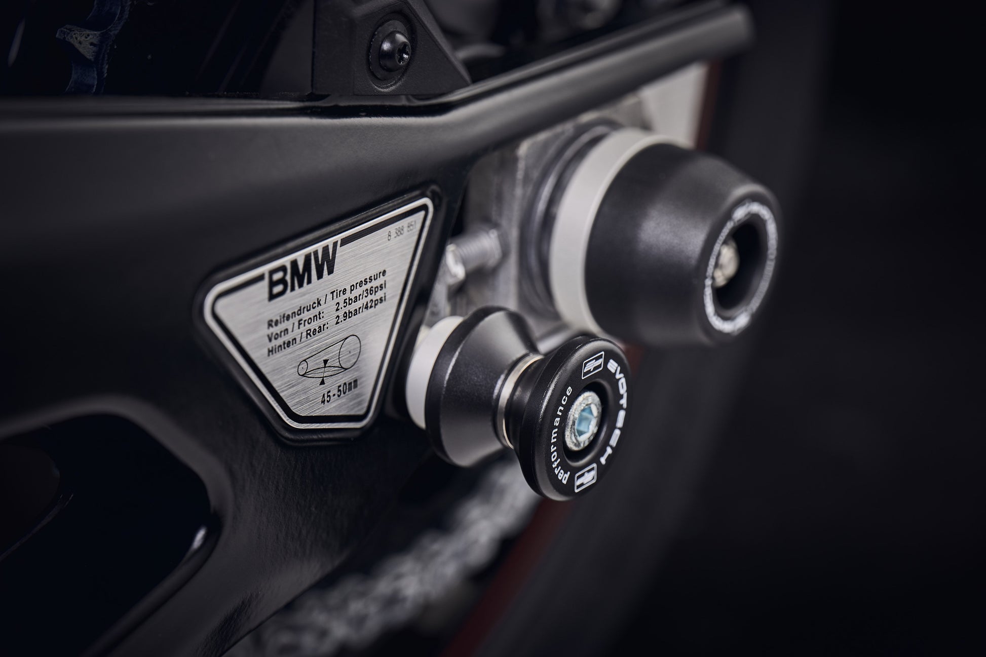 Evotech Paddock Stand Bobbins - BMW S 1000 RR Motorsport (2019-2022)