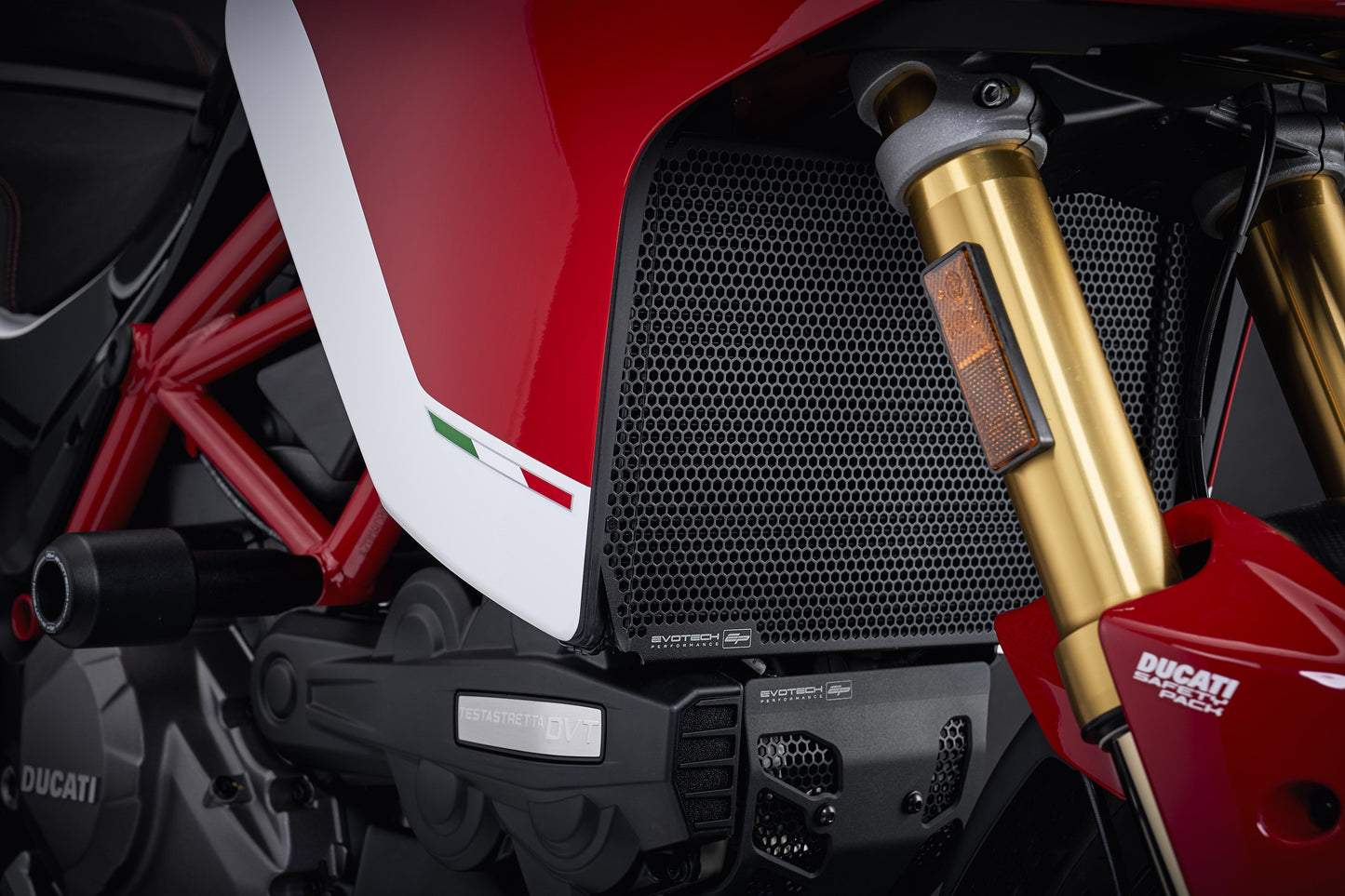 Evotech Ducati Multistrada 1200 Enduro Radiator & Oil And Motorblok Beschermer Set 2016 - 2018