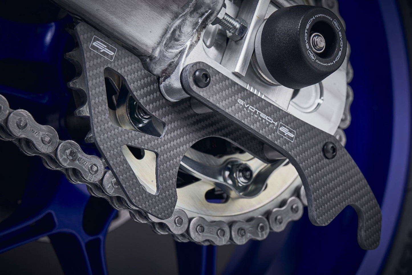 Evotech Carbon teenbeschermer - GP Style Paddock Stand Plates - Yamaha YZF-R9 (2025+)
