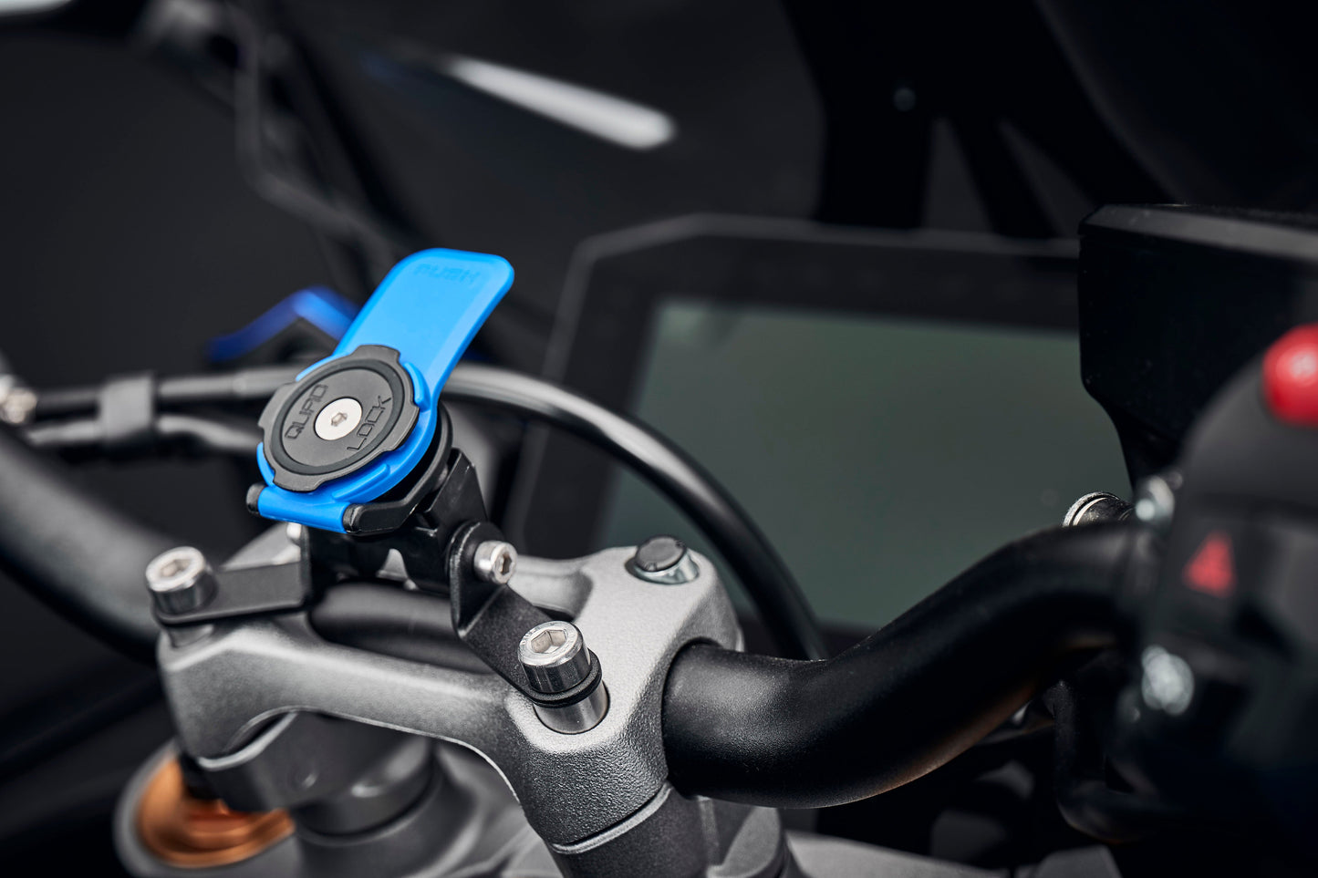 Navigatiesteun (stuurklemmontage) Evotech Performance voor Quad Lock - Suzuki GSX-S1000GX (2024+)