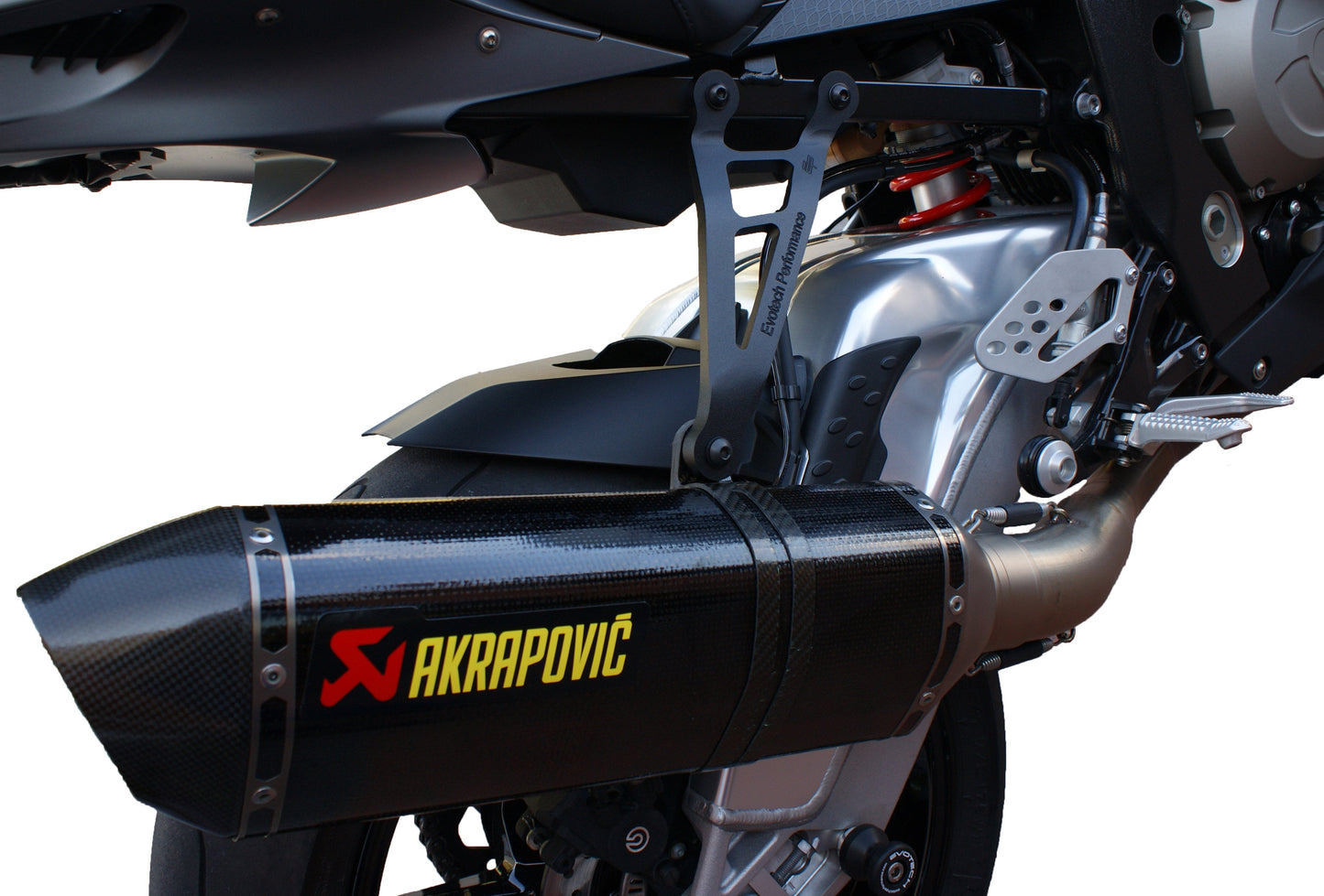 Evotech BMW S 1000 RR Akrapovic Uitlaatsteun & Duosteun Vervanger Kit (2012 - 2014)