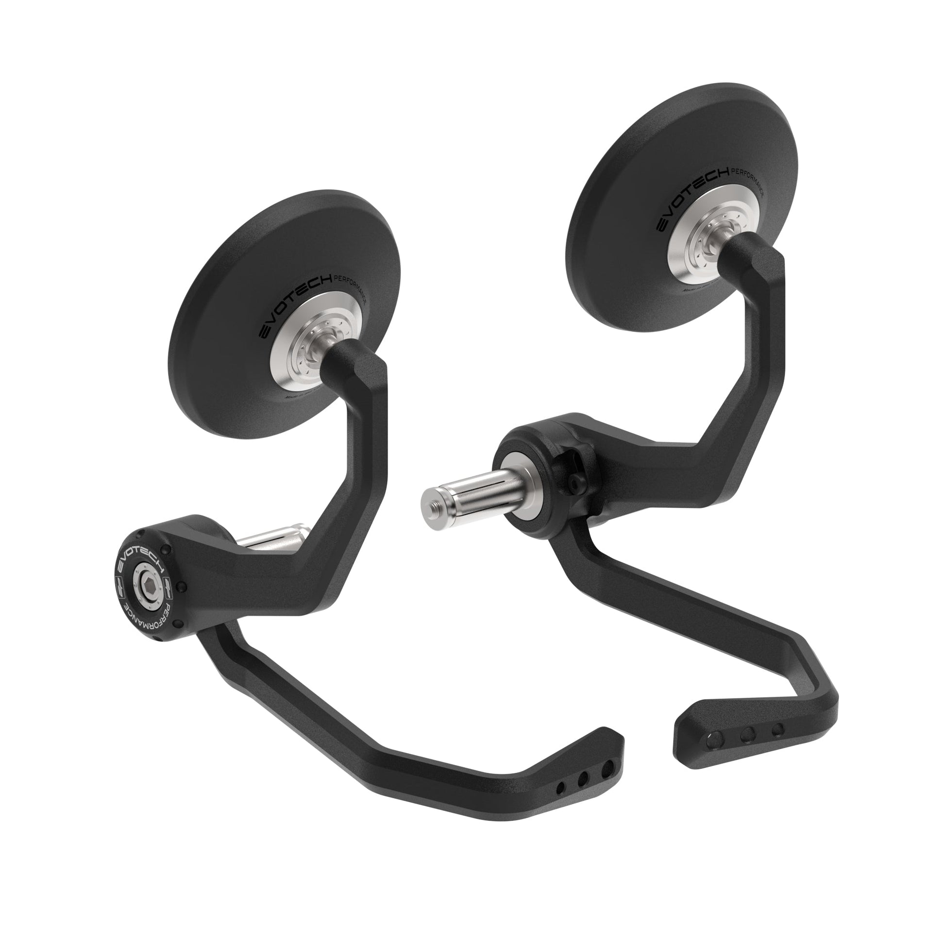 Bar End Spiegels (Retro) incl. Rem- en Koppelingshendel Beschermer Set Evotech - Ducati Streetfighter V4 S (2025+)