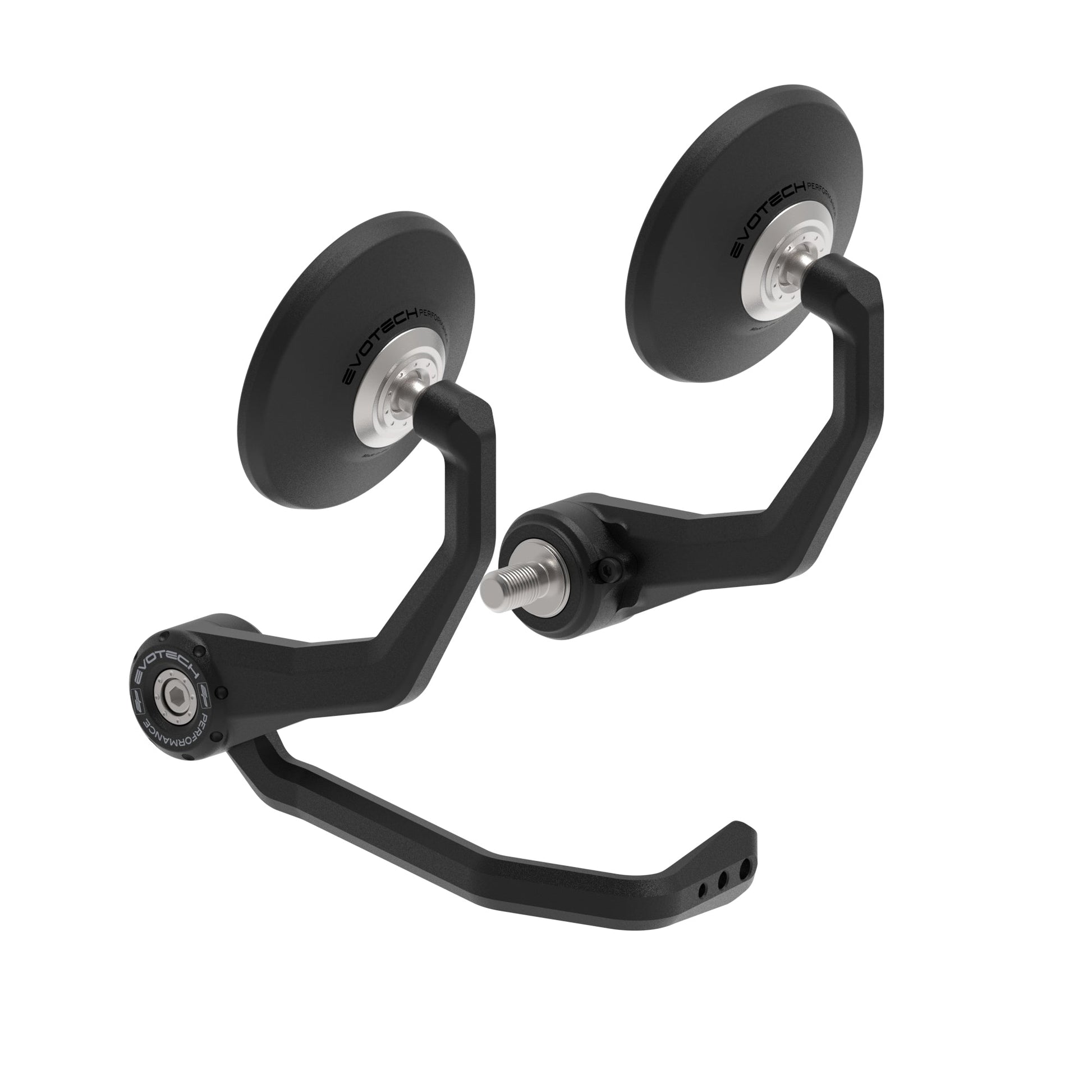 Bar End Spiegels (Retro) incl. Remhendel Beschermer Set Evotech - Suzuki DR-Z4SM (2025+)