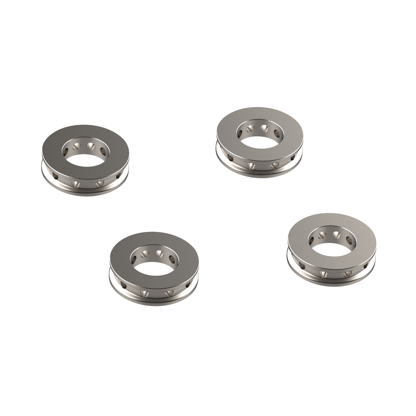 Titanium Remklauw Spacers (set) Evotech - Ducati Streetfighter V4 (2025+)