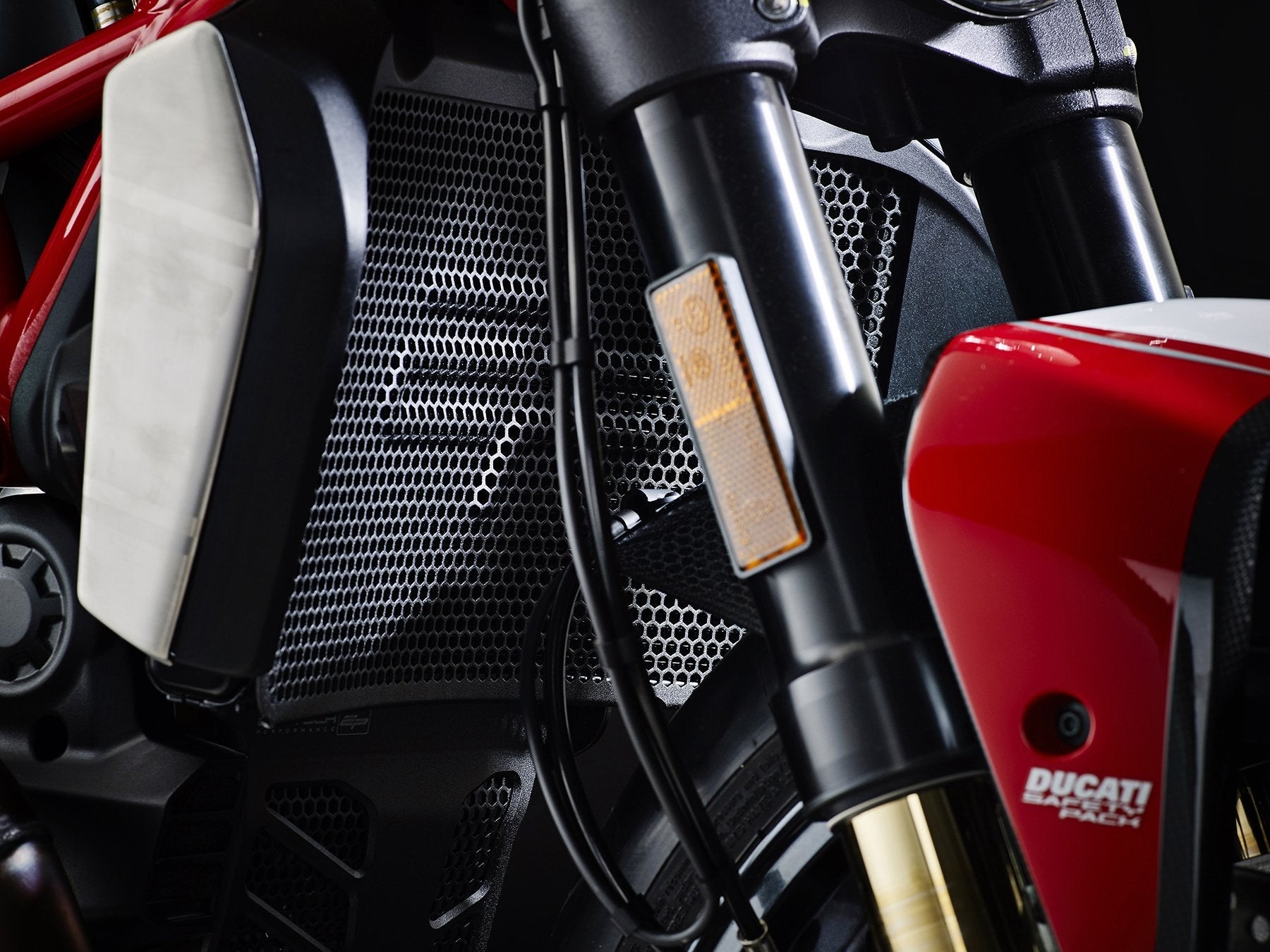 Evotech Ducati Monster 1200 25 Anniversario Radiator Oil Cooler and Motorblok Beschermer set 2020+
