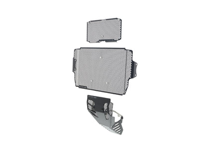 Evotech Ducati Multistrada 1260 S Grand Tour Radiatorcover Oliekoelercover en Motorblok Beschermer Set 2020