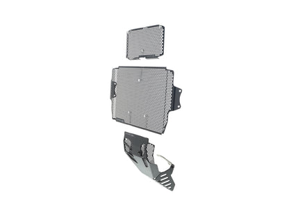Evotech Ducati Multistrada 1260 S Grand Tour Radiatorcover Oliekoelercover en Motorblok Beschermer Set 2020