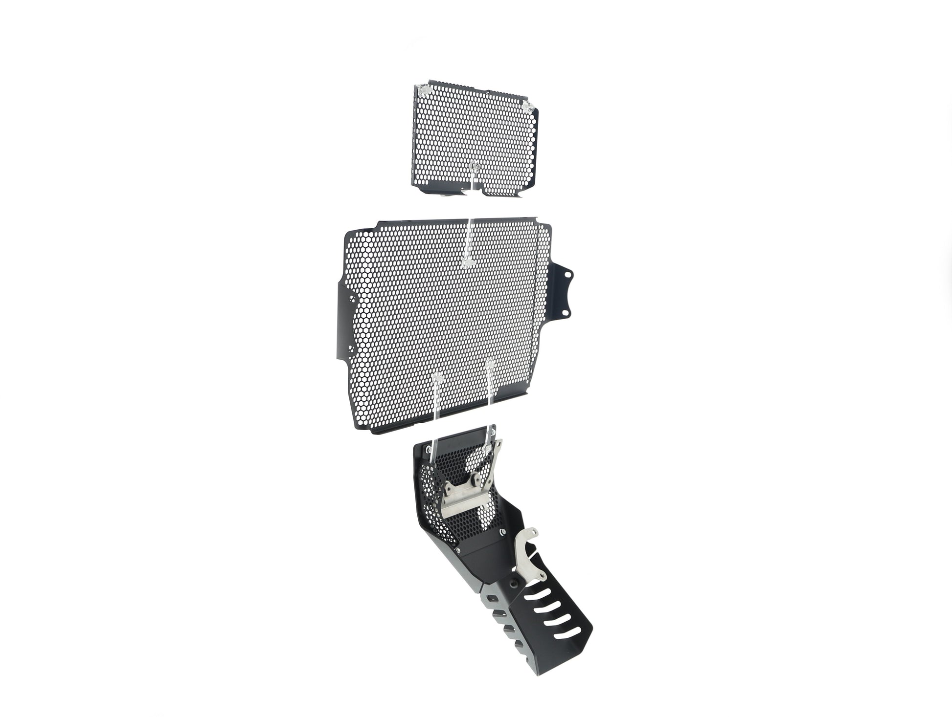 Evotech Ducati Multistrada 1260 S Grand Tour Radiatorcover Oliekoelercover en Motorblok Beschermer Set 2020