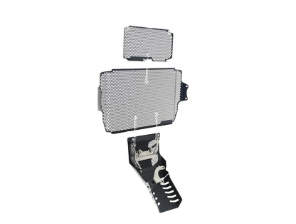 Evotech Ducati Multistrada 1260 S Grand Tour Radiatorcover Oliekoelercover en Motorblok Beschermer Set 2020