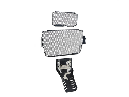 Evotech Ducati Multistrada 1260 S Grand Tour Radiatorcover Oliekoelercover en Motorblok Beschermer Set 2020