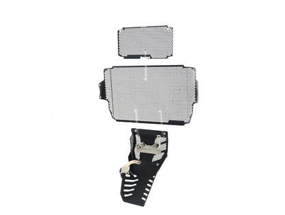 Evotech Ducati Multistrada 1260 S Grand Tour Radiatorcover Oliekoelercover en Motorblok Beschermer Set 2020