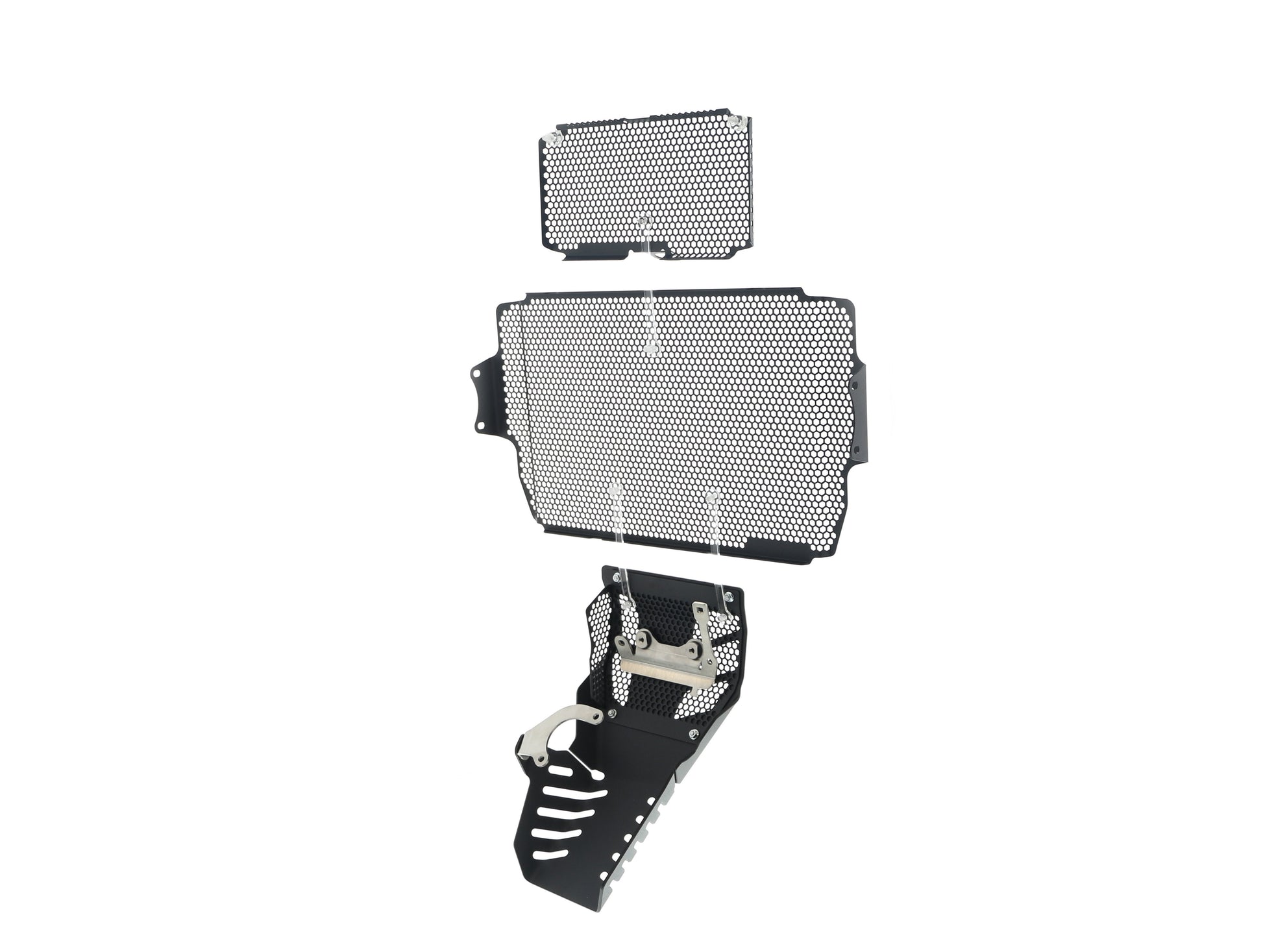Evotech Ducati Multistrada 1260 S Grand Tour Radiatorcover Oliekoelercover en Motorblok Beschermer Set 2020