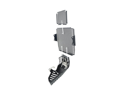 Evotech Ducati Multistrada 1260 S Grand Tour Radiatorcover Oliekoelercover en Motorblok Beschermer Set 2020