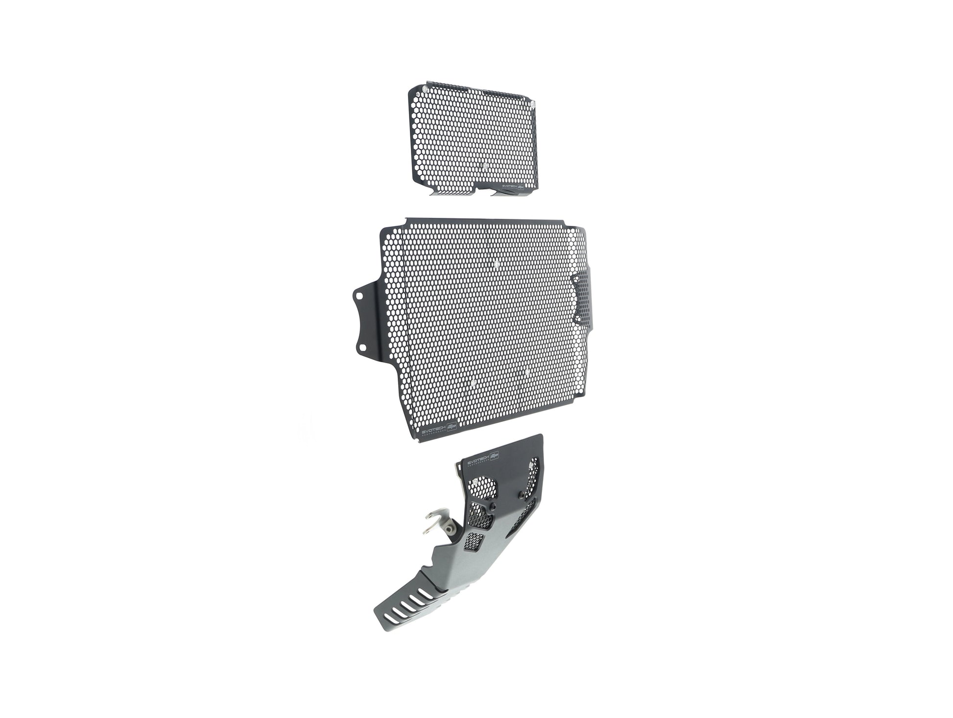 Evotech Ducati Multistrada 1260 S Grand Tour Radiatorcover Oliekoelercover en Motorblok Beschermer Set 2020