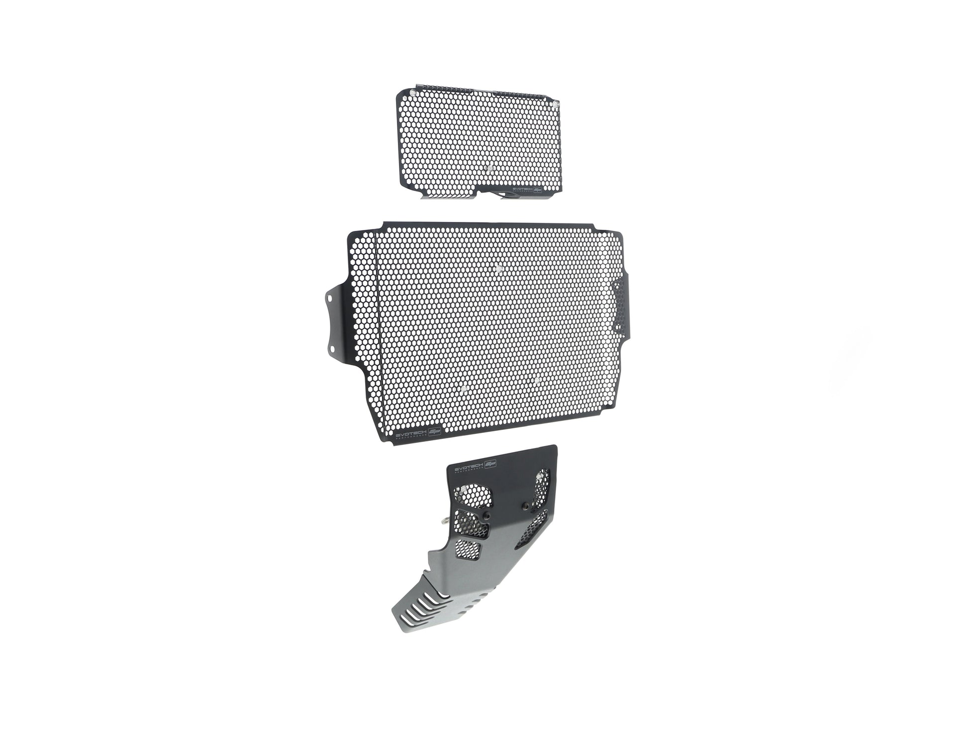 Evotech Ducati Multistrada 1260 S Grand Tour Radiatorcover Oliekoelercover en Motorblok Beschermer Set 2020