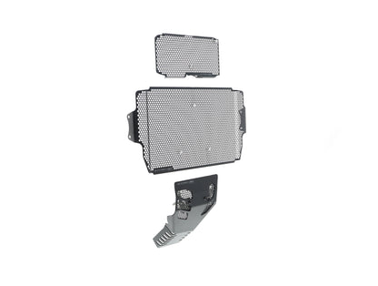 Evotech Ducati Multistrada 1260 S Grand Tour Radiatorcover Oliekoelercover en Motorblok Beschermer Set 2020