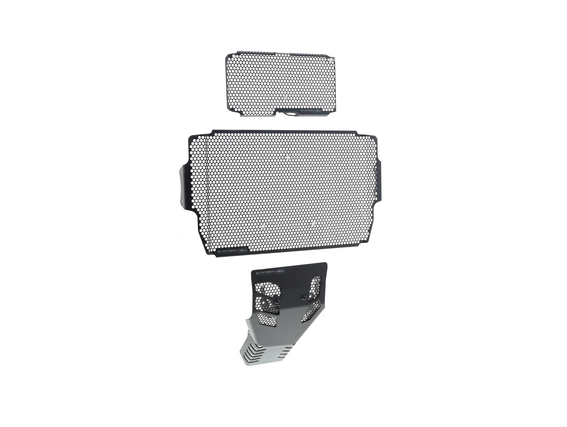 Evotech Ducati Multistrada 1260 S Grand Tour Radiatorcover Oliekoelercover en Motorblok Beschermer Set 2020