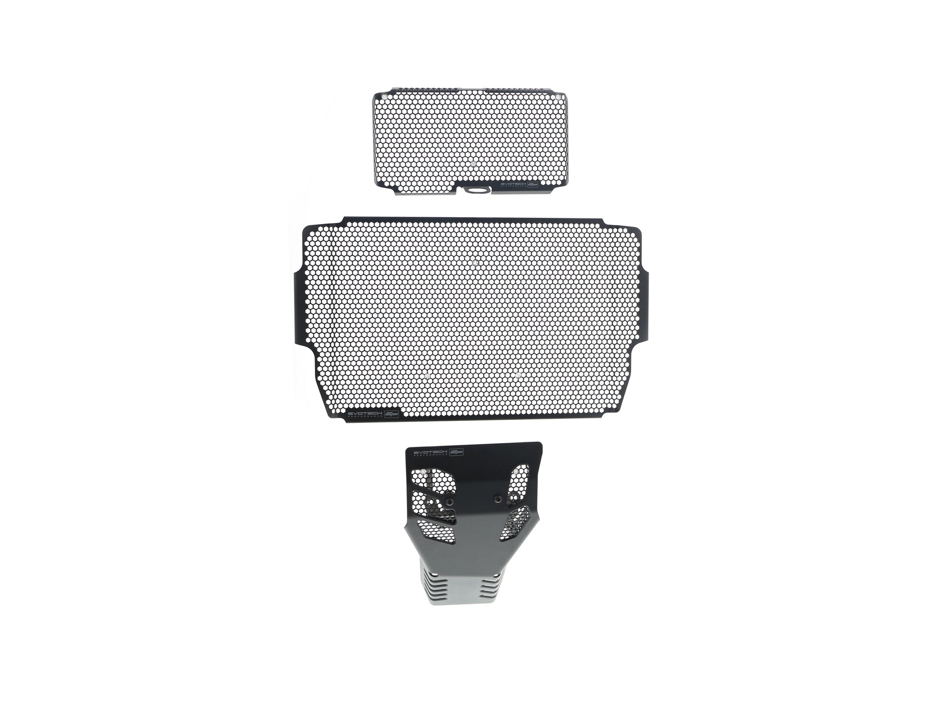 Evotech Ducati Multistrada 1260 S Grand Tour Radiatorcover Oliekoelercover en Motorblok Beschermer Set 2020