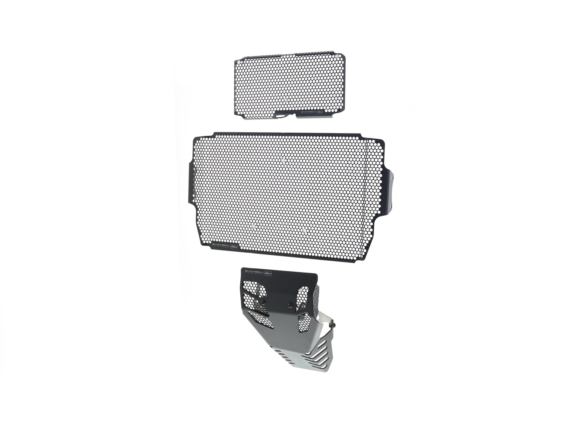 Evotech Ducati Multistrada 1260 S Grand Tour Radiatorcover Oliekoelercover en Motorblok Beschermer Set 2020