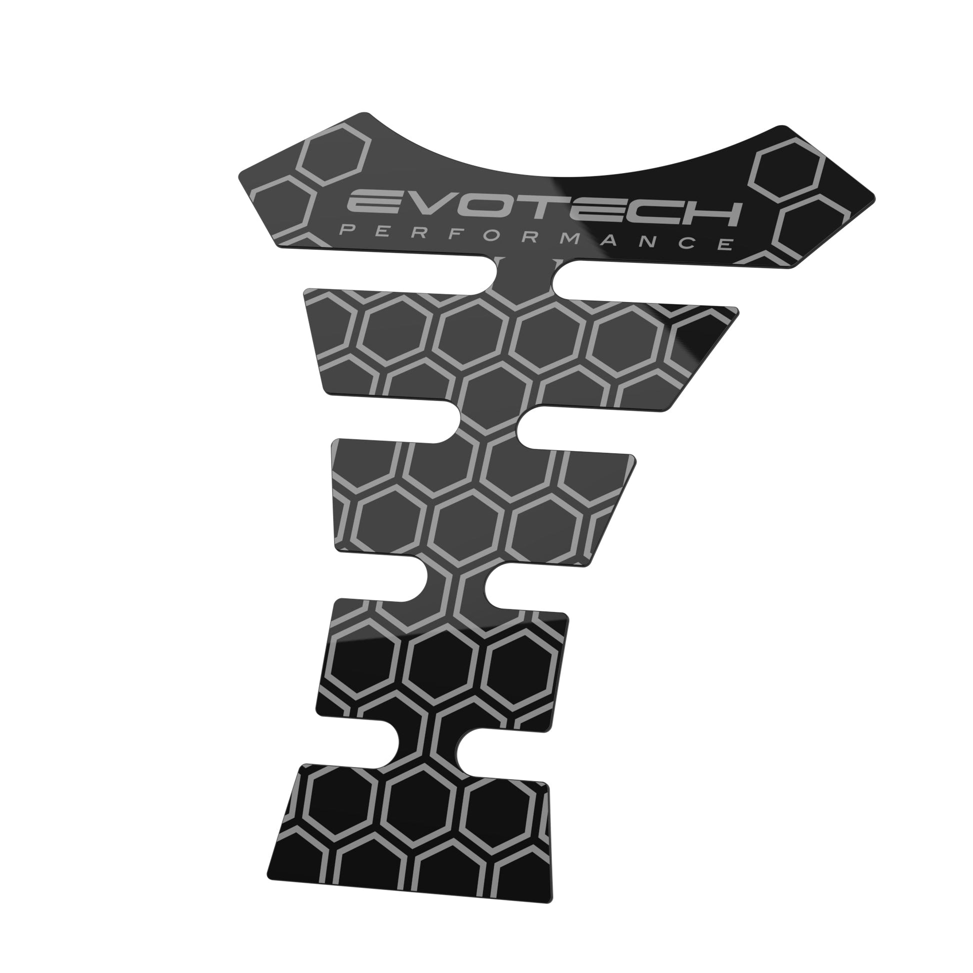Evotech Performance Tankpad – Bescherming voor de benzinetank - Light Grey Hexagon Pattern